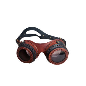 Leather Steampunk Goggles - Image 2