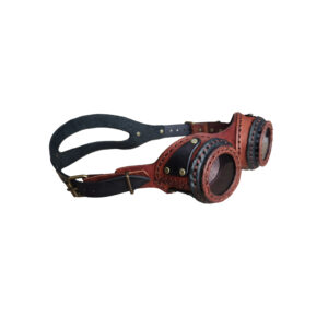 Leather Steampunk Goggles - Image 3